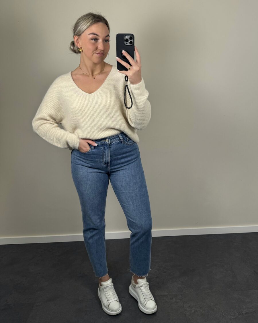 Bella Ruffle Jeans Licht Blauw - Afbeelding 2