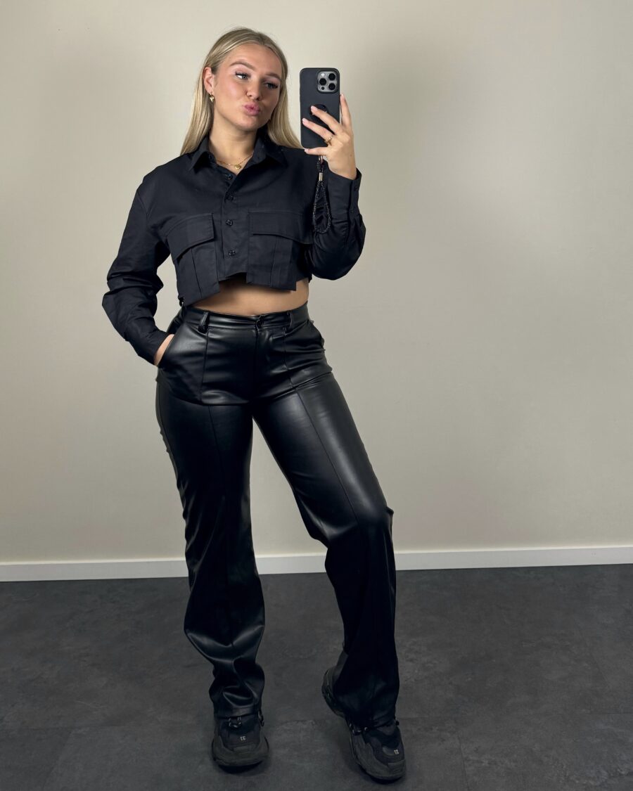 Jasmin Crop Top Zwart