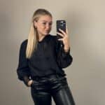 Laila Blouse Zwart - Afbeelding 2