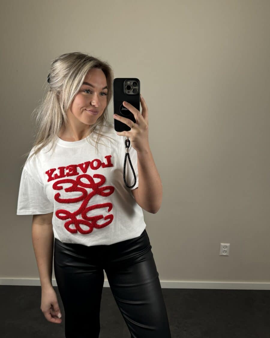 Lovely Lara T-Shirt Wit - Afbeelding 2