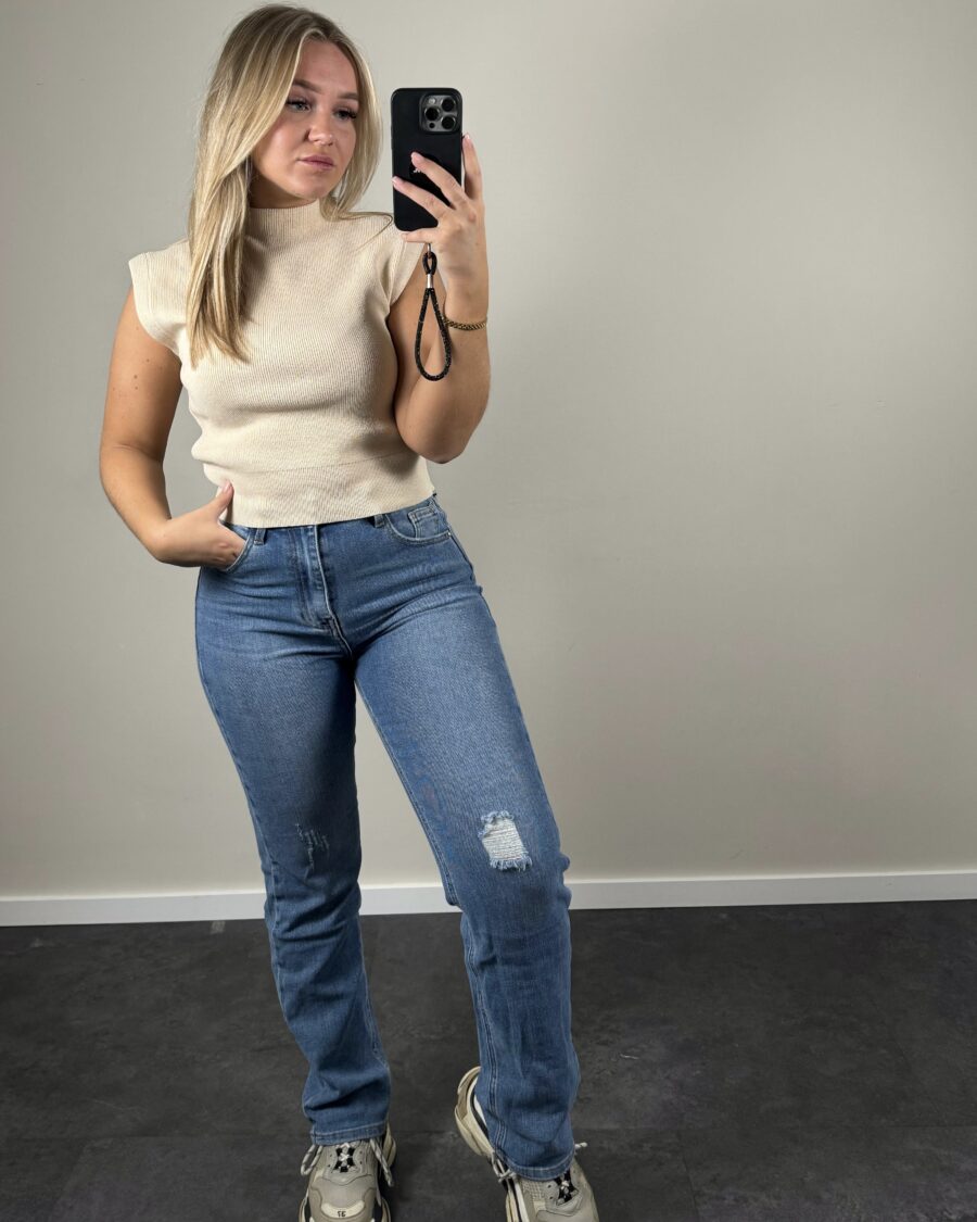 Mila Top Beige