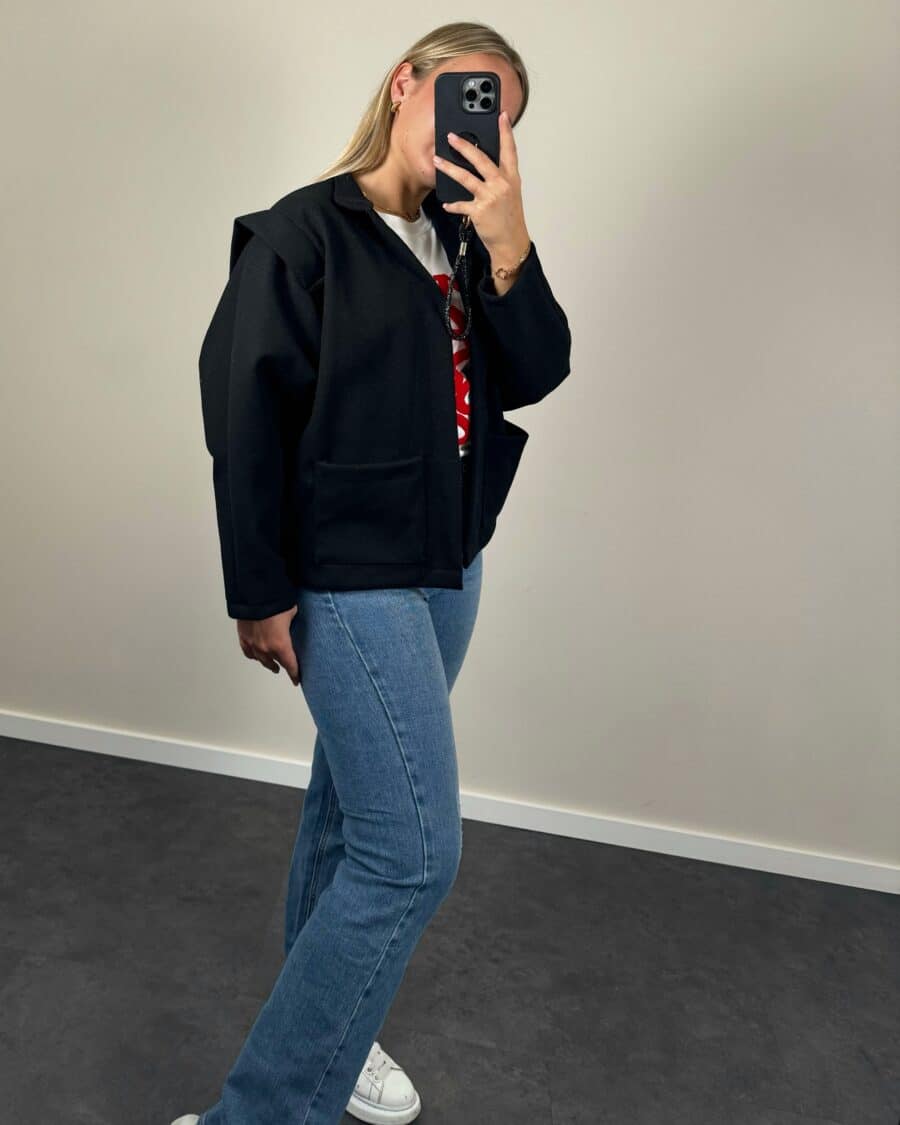 Nadine Jacket Black - Afbeelding 2