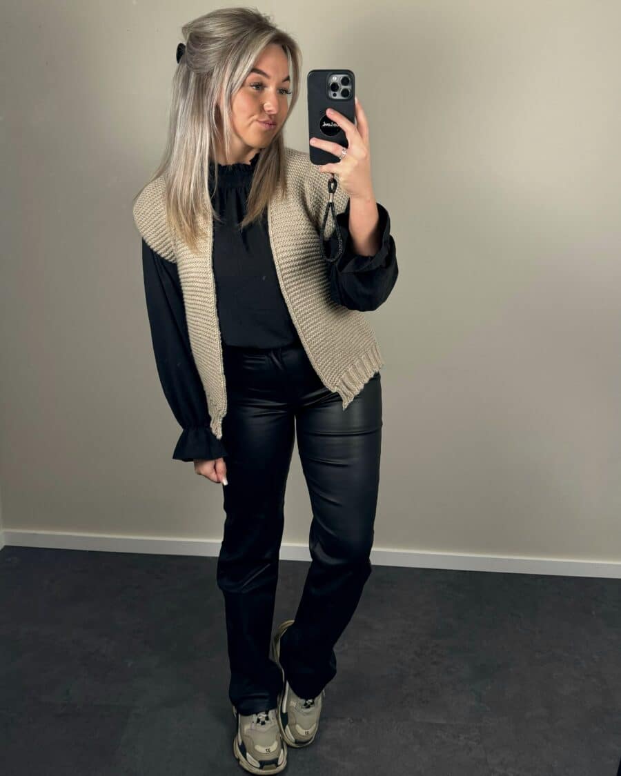 Nala Gilet Camel - Afbeelding 2