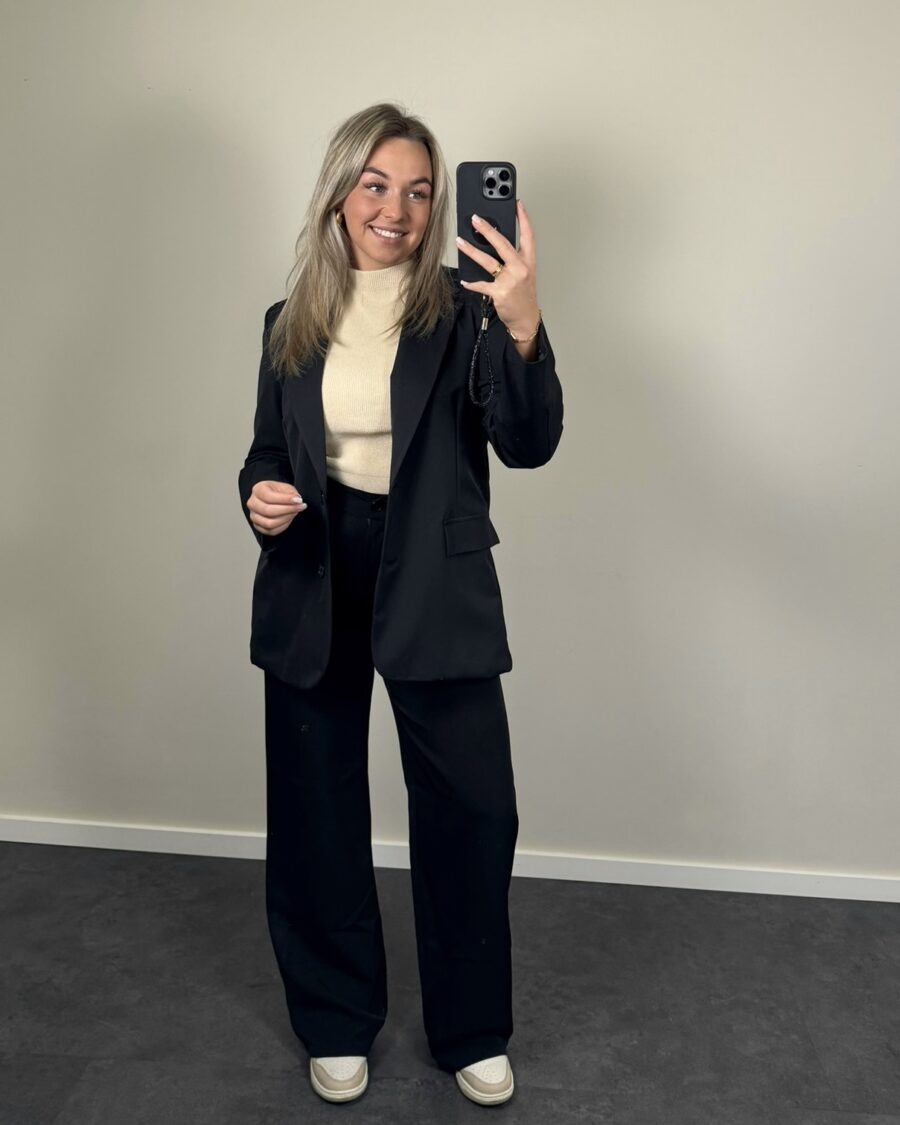Shayna Blazer Zwart