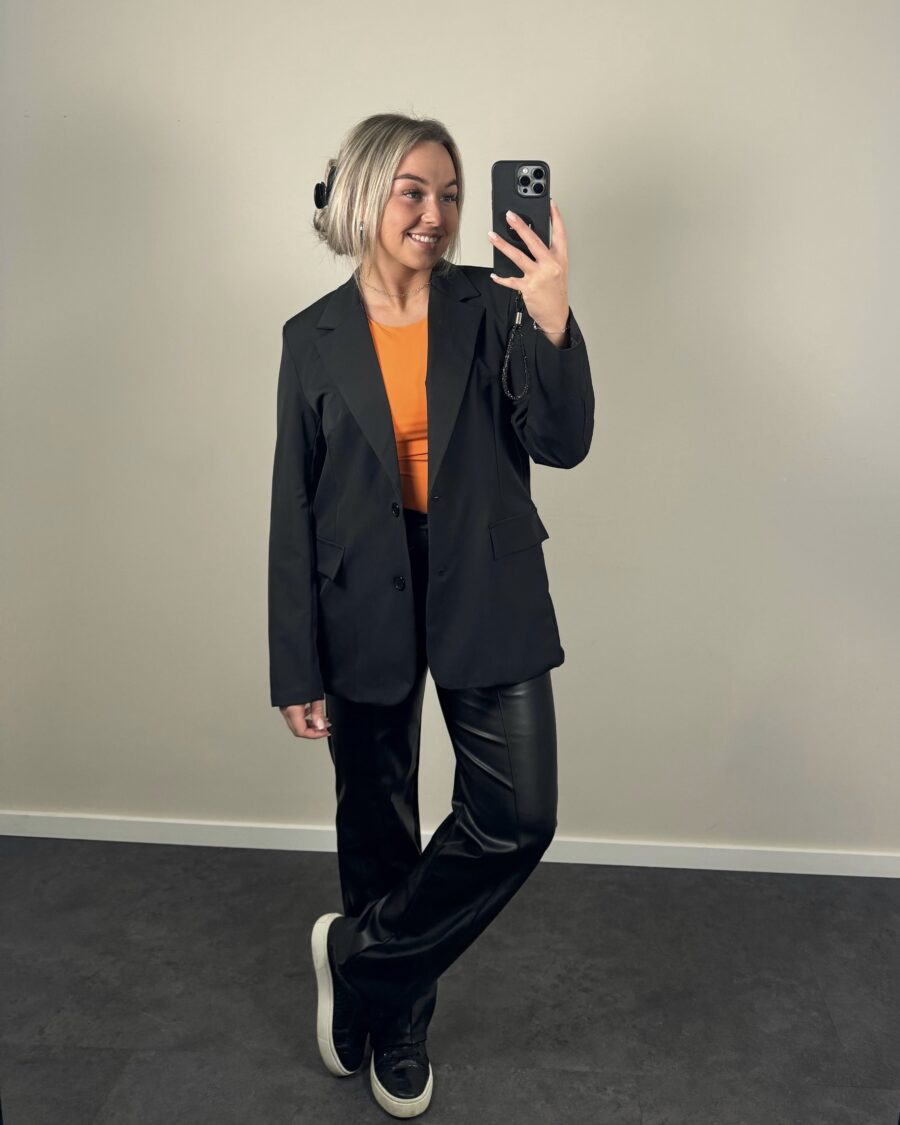 Shayna Blazer Zwart - Afbeelding 2