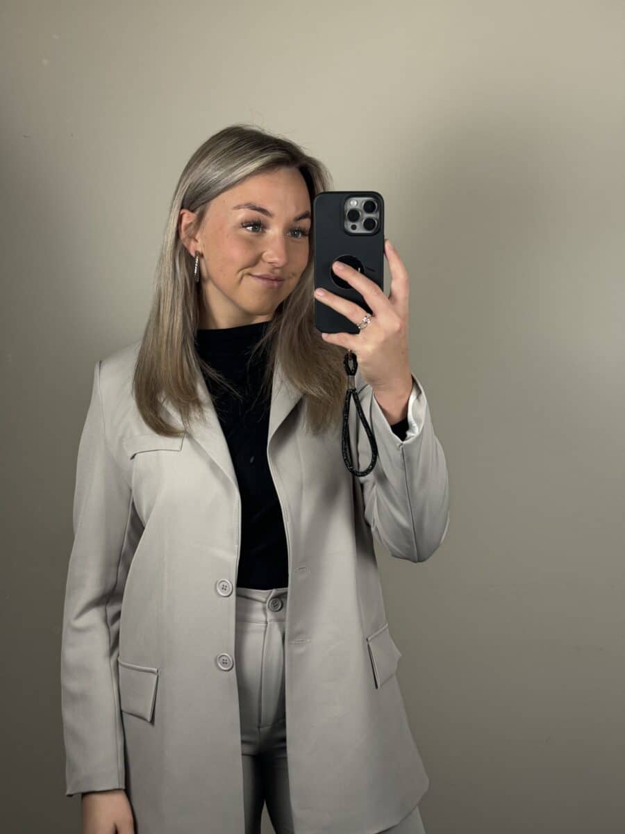 Sofia Blazer Taupe - Afbeelding 2