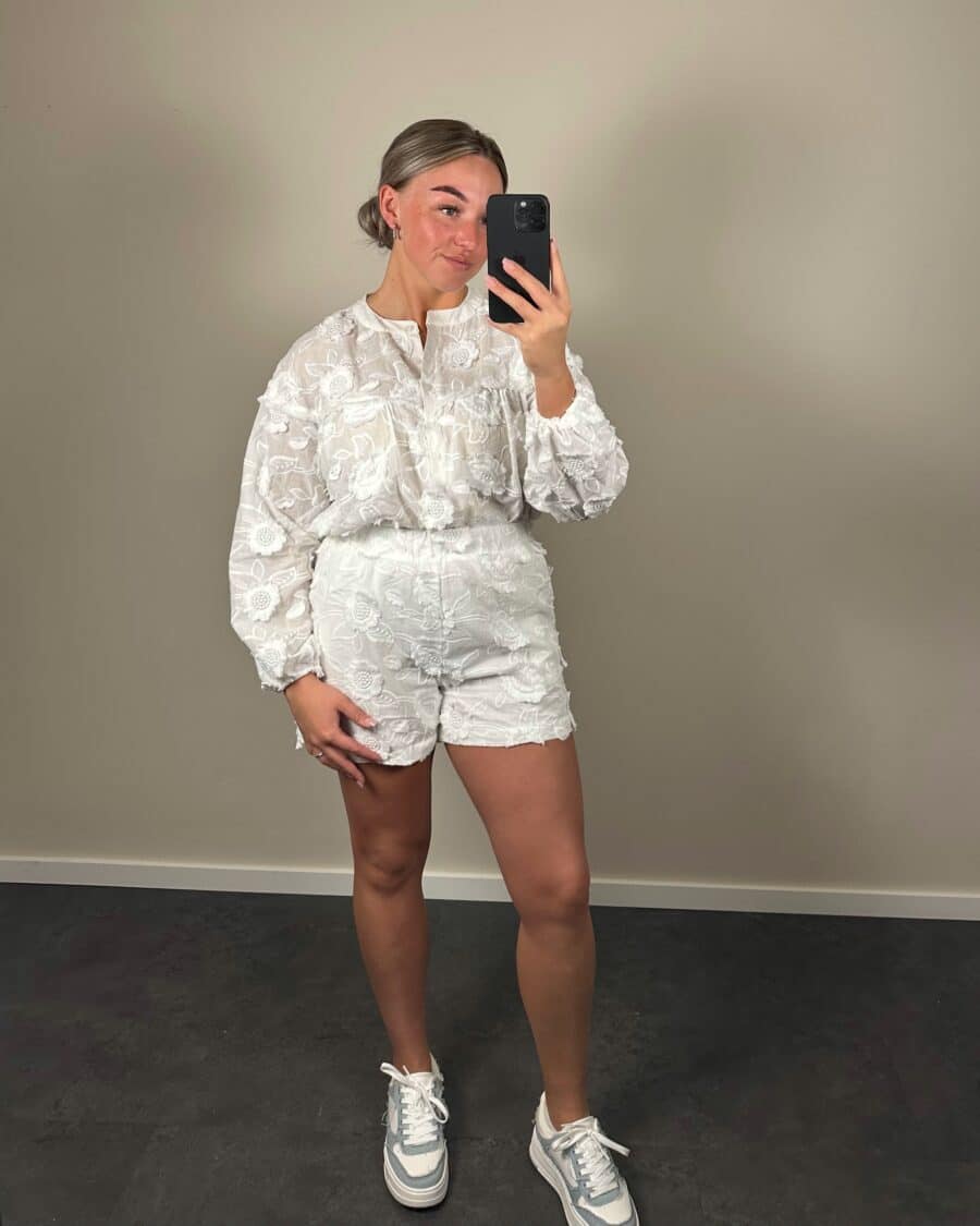 Dolly Blouse Wit - Afbeelding 2